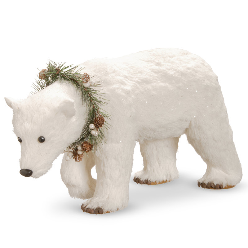 The Holiday Aisle 9" Polar Bear Figurine & Reviews Wayfair.ca